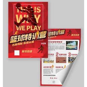 篮球训练营宣传页设计
